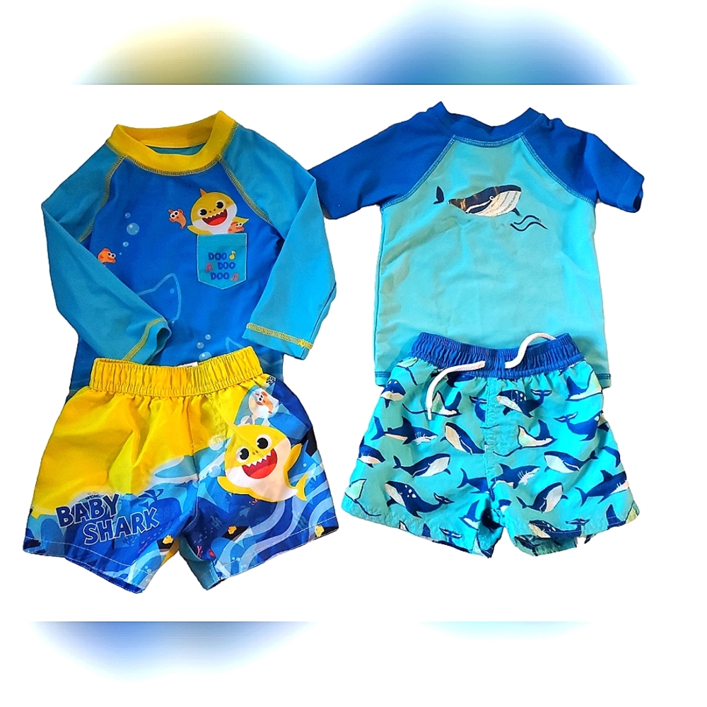 LOT 12 month Boys swimsuits